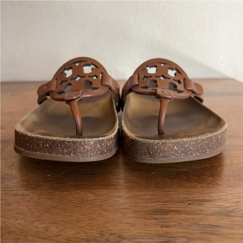 Tory Burch MILLER CLOUD CALF
LEATHER / CORK COLOR CLASSIC CUOIO / NATURAL Size 8 - Picture 3 of 12